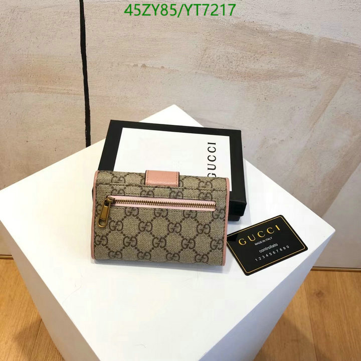 Gucci Bag-(4A)-Wallet-,Code: YT7217,$: 45USD