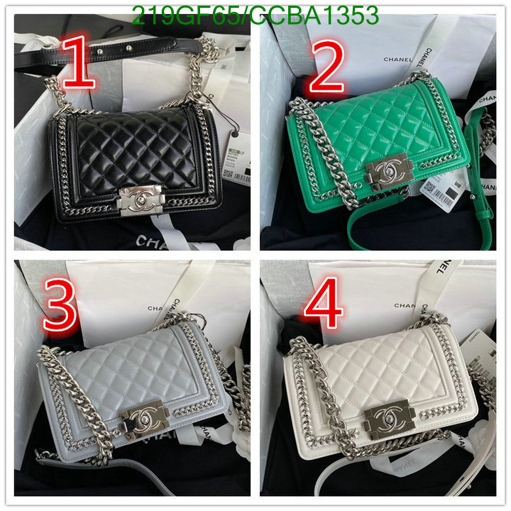 Chanel Bags -(Mirror)-Le Boy,Code: CCBA1353,$: 219USD