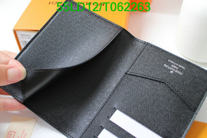 LV Bags-(Mirror)-Wallet-,Code: T062263,$: 55USD