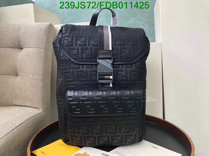 Fendi Bag-(Mirror)-Backpack-,Code: FDB011425,$: 239USD