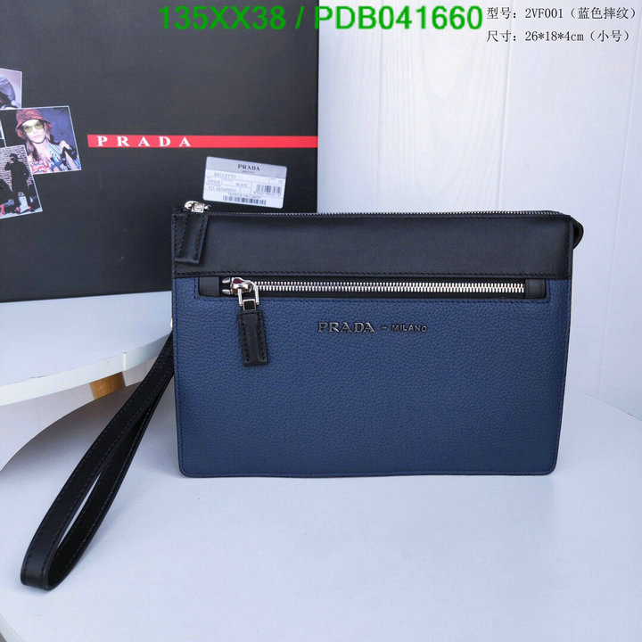 Prada Bag-(Mirror)-Clutch-,Code: PDB041660,$: 135USD