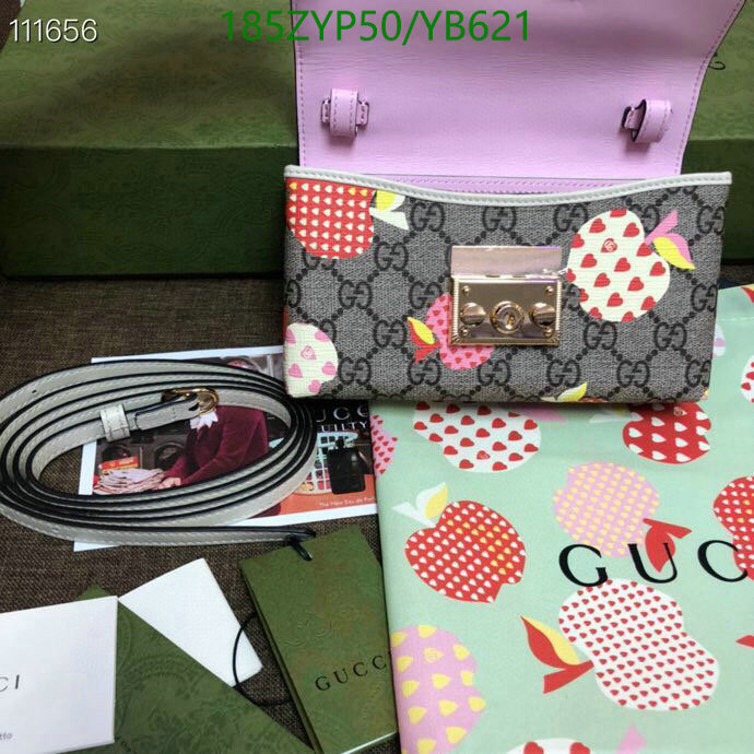Gucci Bag-(Mirror)-Diagonal-,Code: YB621,$: 185USD