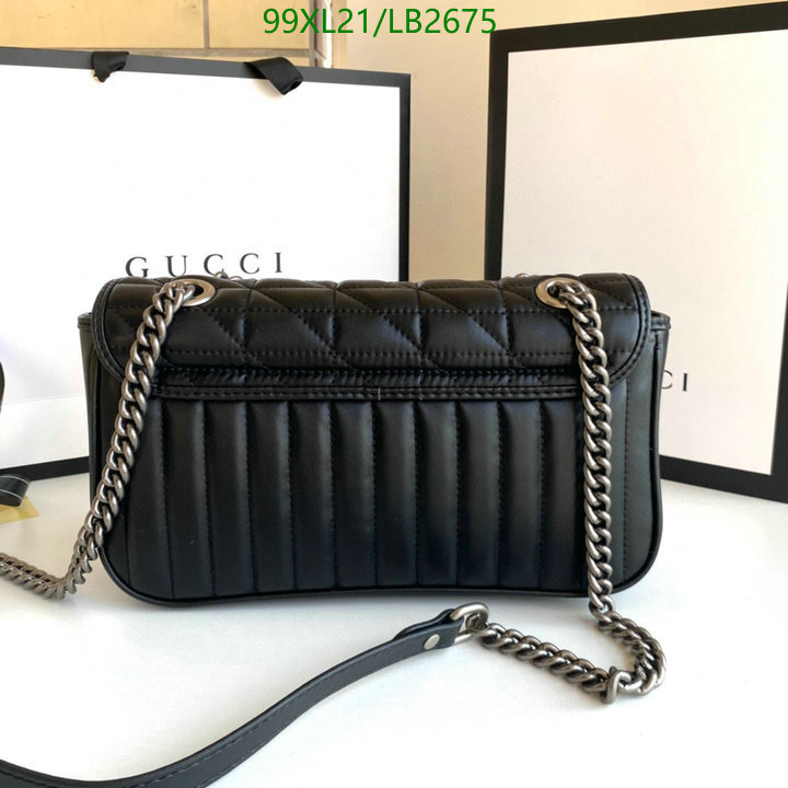 Gucci Bag-(4A)-Marmont,Code: LB2675,$: 99USD