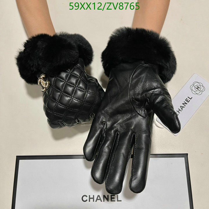 Gloves-Chanel, Code: ZV8765,$: 59USD