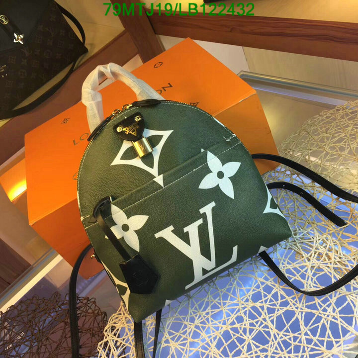 LV Bags-(4A)-Backpack-,Code: LB122432,$: 79USD