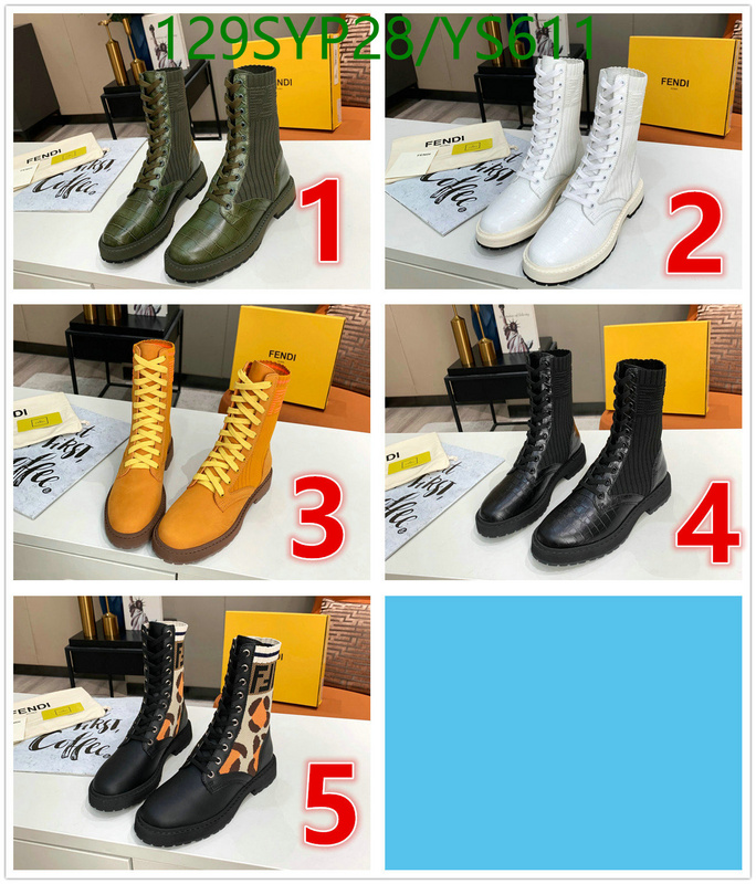 Women Shoes-Fendi, Code: YS611,$: 129USD