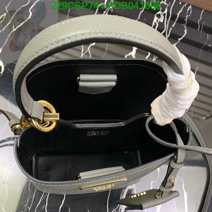 Prada Bag-(Mirror)-Diagonal-,Code: PDB041608,$: 229USD