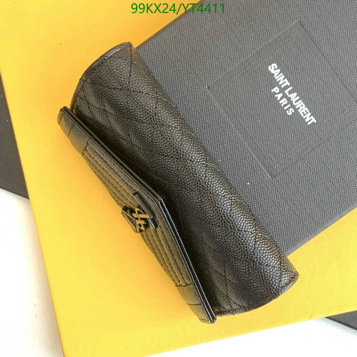 YSL Bag-(Mirror)-Wallet-,Code: YT4411,$: 99USD