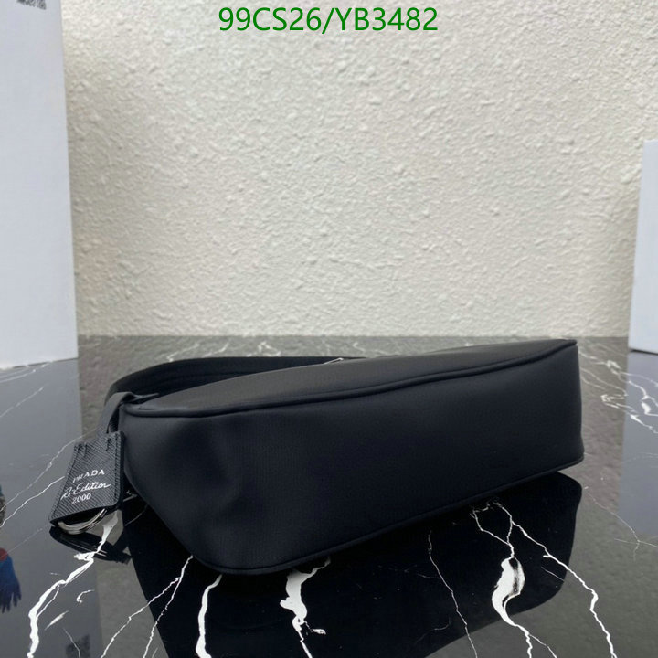 Prada Bag-(Mirror)-Re-Edition 2000,Code: YB3482,$: 99USD