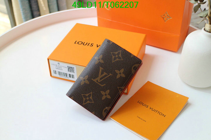 LV Bags-(Mirror)-Wallet-,Code: T062207,$: 49USD