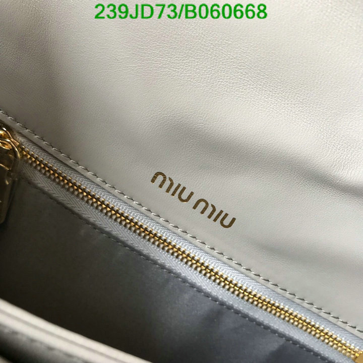 Miu Miu Bag-(Mirror)-Diagonal-,Code: B060668,$: 239USD