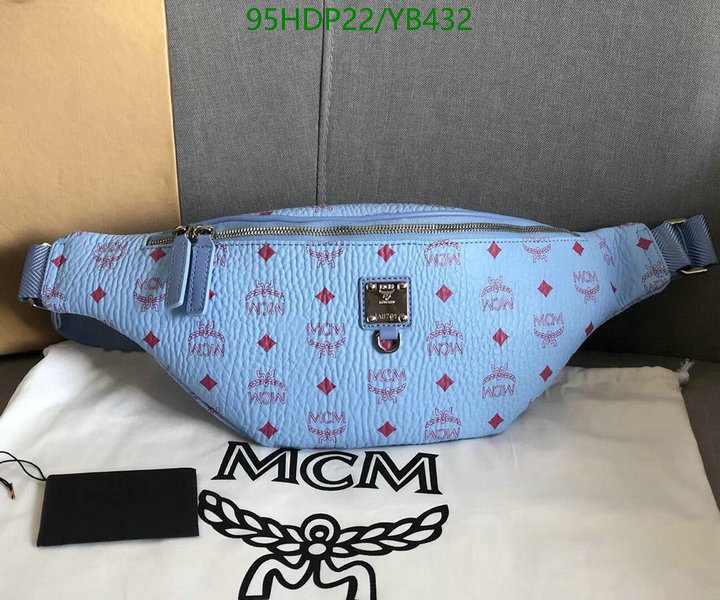 MCM Bag-(Mirror)-Belt Bag-Chest Bag--,Code: YB432,$: 95USD