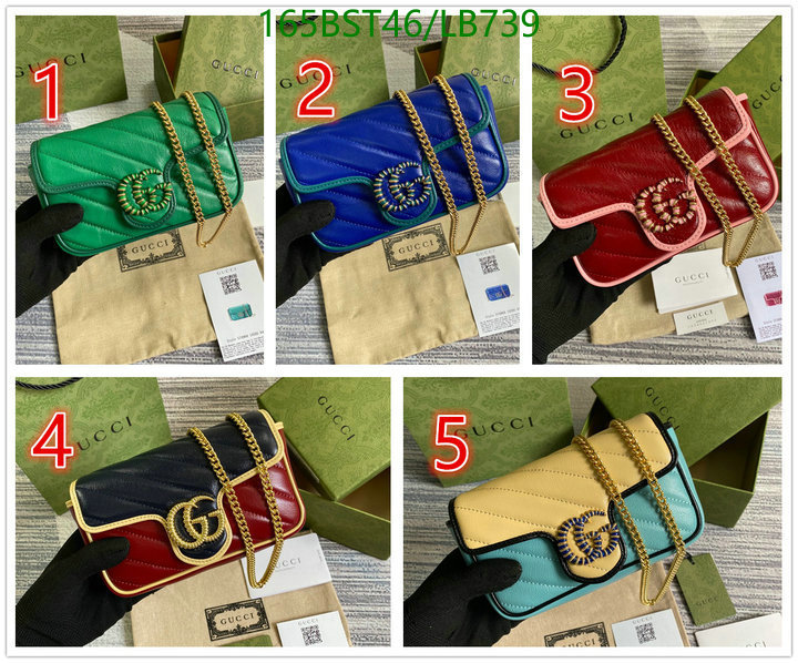 Gucci Bag-(Mirror)-Marmont,Code: LB739,$: 165USD