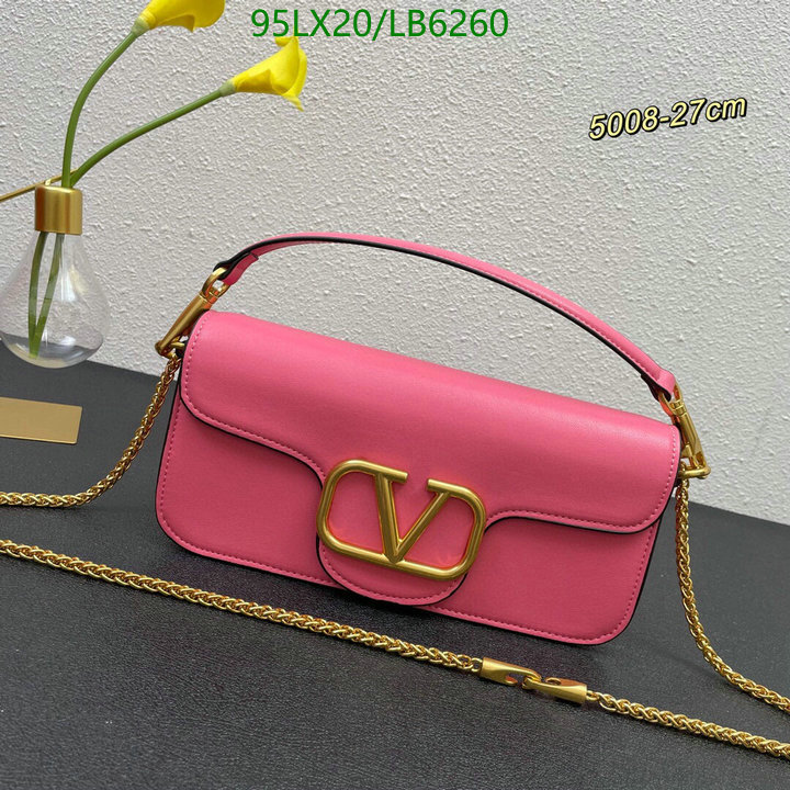 Valentino Bag-(4A)-LOC-V Logo ,Code: LB6260,$: 95USD