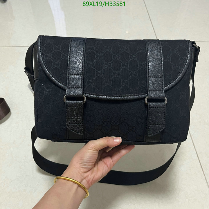 Gucci Bag-(4A)-Diagonal-,Code: HB3581,$: 89USD