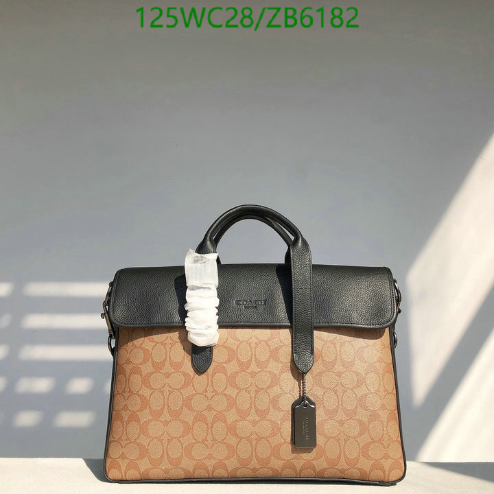 Coach Bag-(4A)-Handbag-,Code: ZB6182,$: 125USD