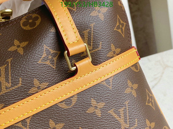 LV Bags-(Mirror)-Handbag-,Code: HB3428,$: 199USD