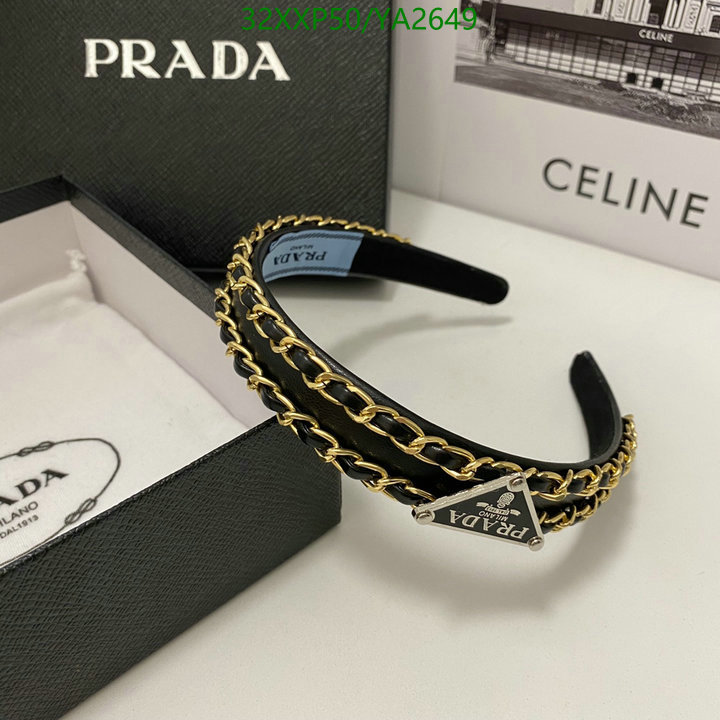Headband-Prada, Code: YA2649,$: 32USD