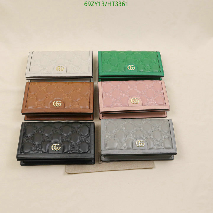 Gucci Bag-(4A)-Wallet-,Code: HT3361,$: 69USD