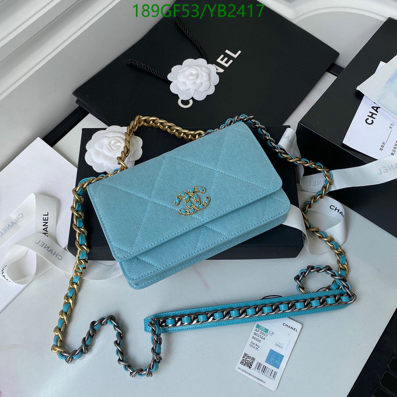 Chanel Bags -(Mirror)-Diagonal-,Code: YB2417,$: 189USD