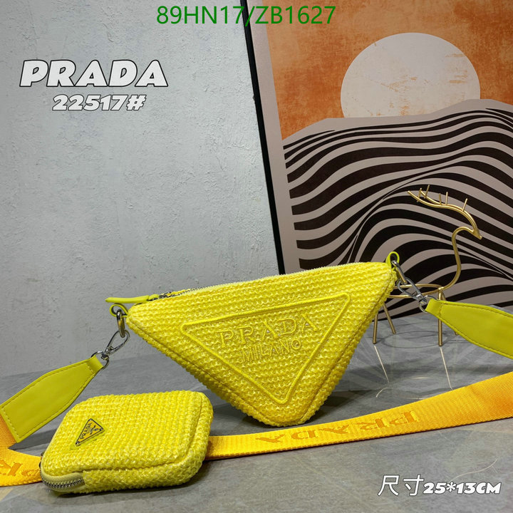 Prada Bag-(4A)-Triangle-,Code: ZB1627,$: 89USD