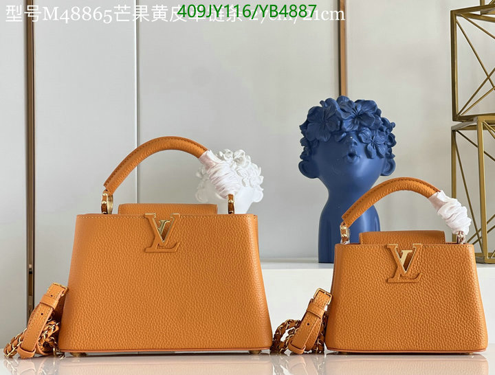 LV Bags-(Mirror)-Handbag-,Code: YB4887,