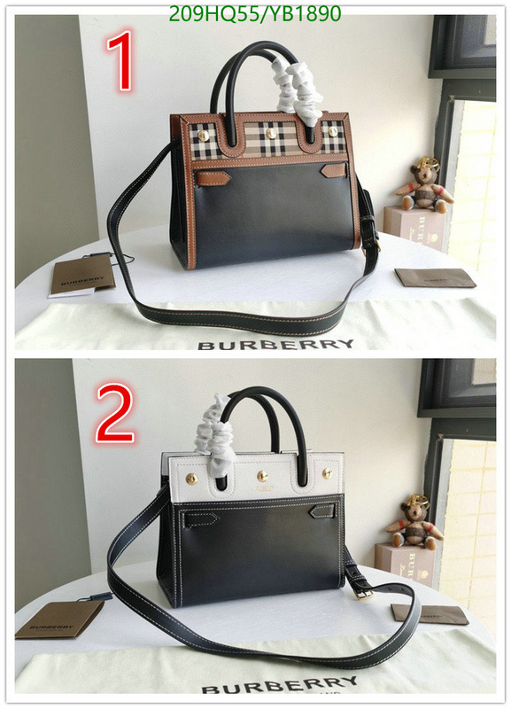 Burberry Bag-(Mirror)-Handbag-,Code: YB1890,$: 209USD