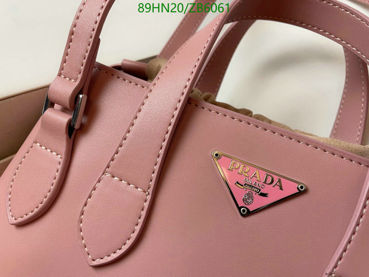 Prada Bag-(4A)-Handbag-,Code: ZB6061,$: 89USD