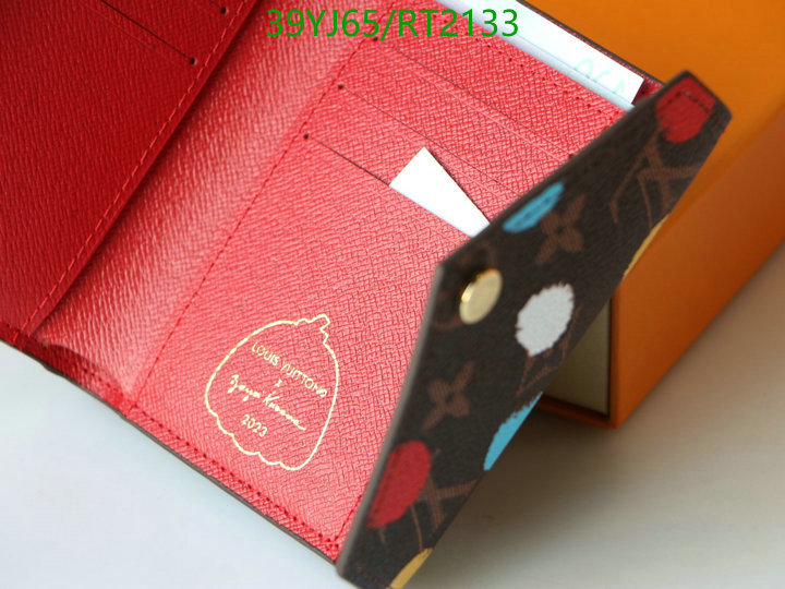 LV Bags-(4A)-Wallet-,Code: RT2133,$: 39USD