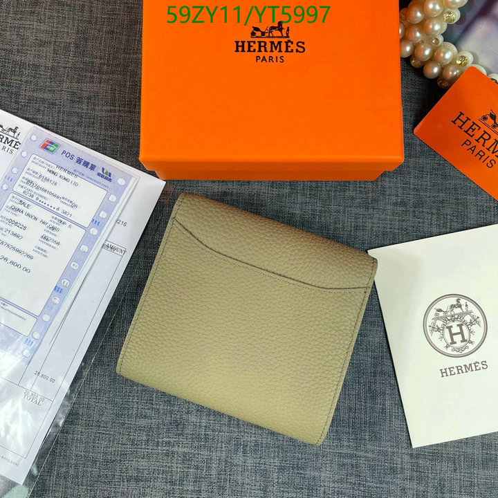 Hermes Bag-(4A)-Wallet-,Code: YT5997,$: 59USD