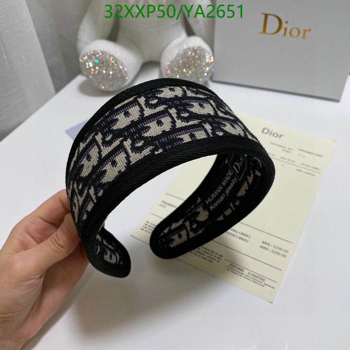 Headband-Dior, Code: YA2651,$: 32USD