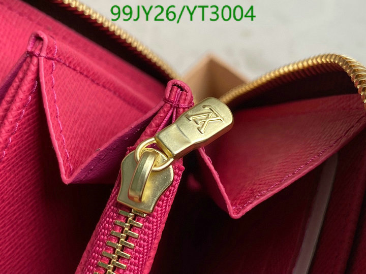 LV Bags-(Mirror)-Wallet-,Code: YT3004,$: 99USD