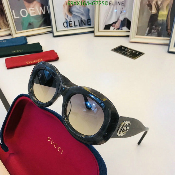 Glasses-Gucci, Code: HG7250,$: 69USD