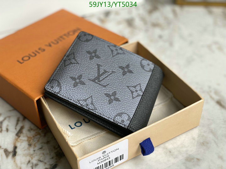 LV Bags-(Mirror)-Wallet-,Code: YT5034,$: 59USD