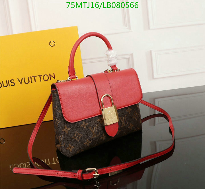 LV Bags-(4A)-Handbag Collection-,Code: LB080566,$: 75USD