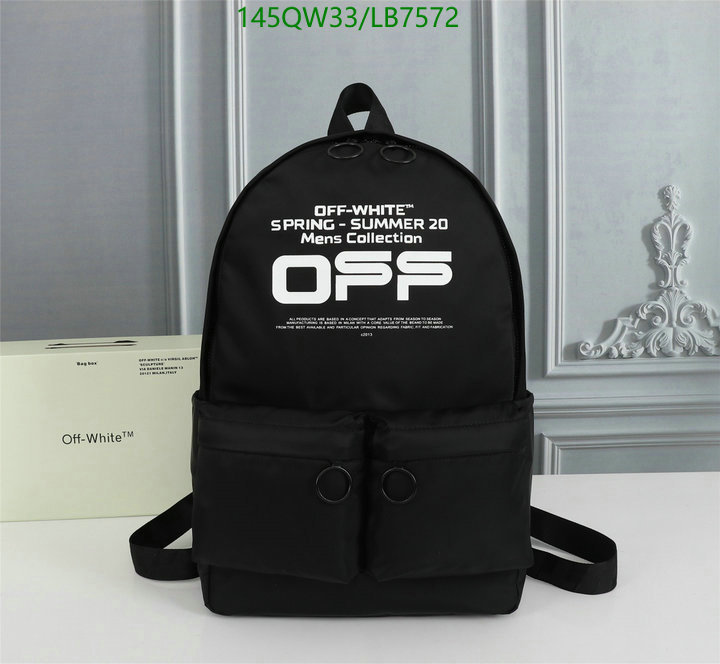 Off-White Bag-(Mirror)-Backpack-,Code: LB7572,$: 145USD