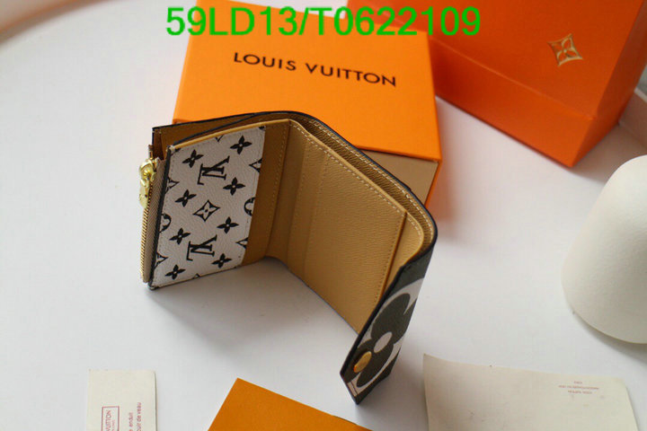 LV Bags-(Mirror)-Wallet-,Code: T0622109,$: 59USD