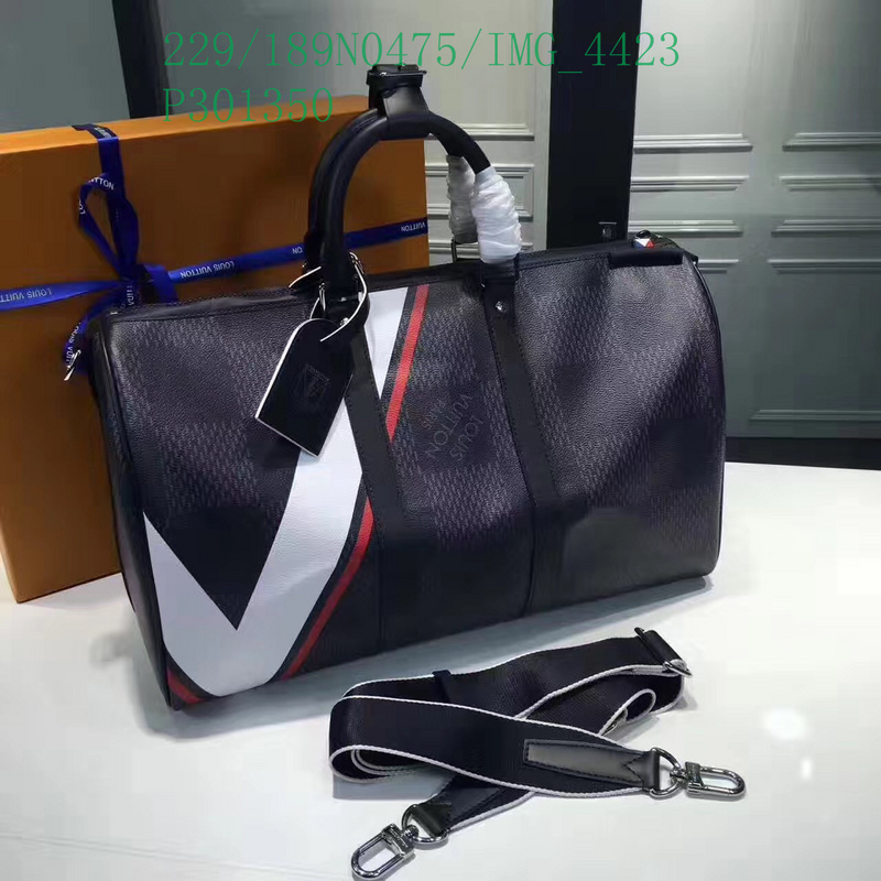 LV Bags-(Mirror)-Keepall BandouliRe 45-50-,Code：LB113063,$: 229USD