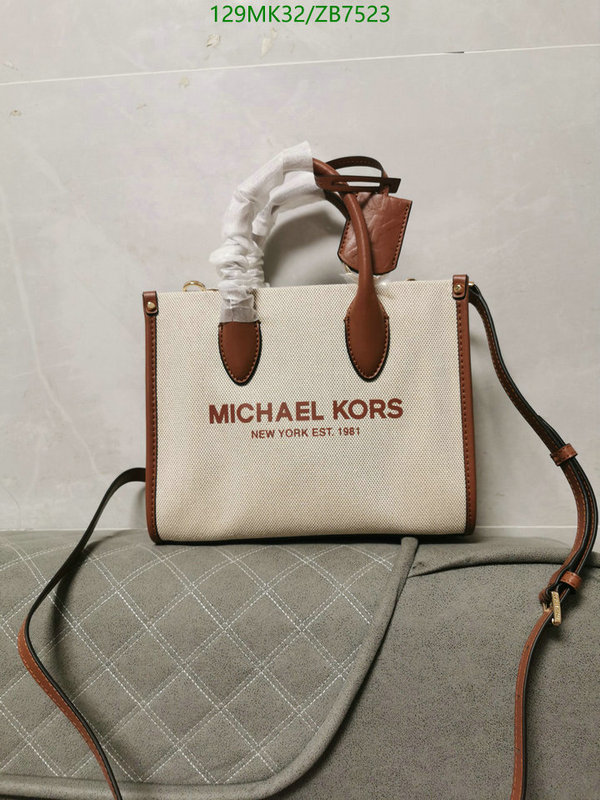 Michael Kors Bag-(Mirror)-Handbag-,Code: ZB7523,$: 129USD