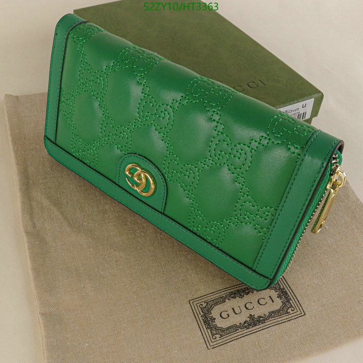 Gucci Bag-(4A)-Wallet-,Code: HT3363,$: 52USD