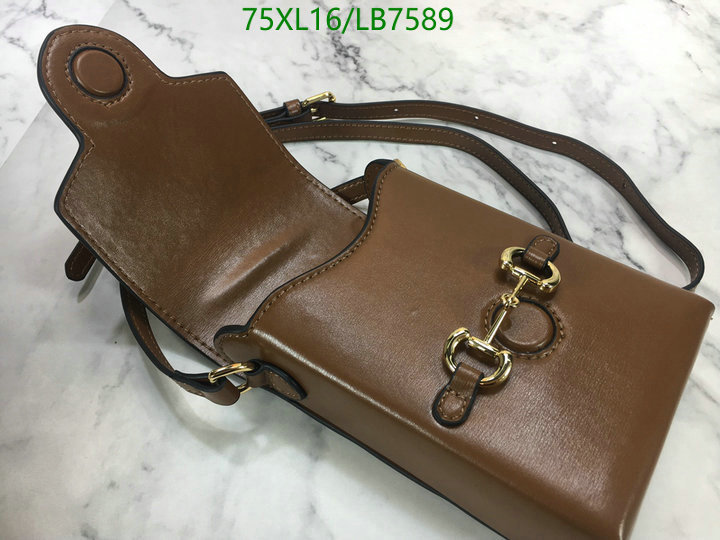 Gucci Bag-(4A)-Horsebit-,Code: LB7589,$: 75USD