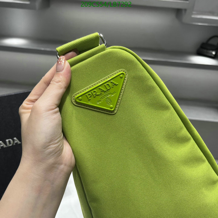 Prada Bag-(Mirror)-Triangle,Code: LB7292,$: 209USD