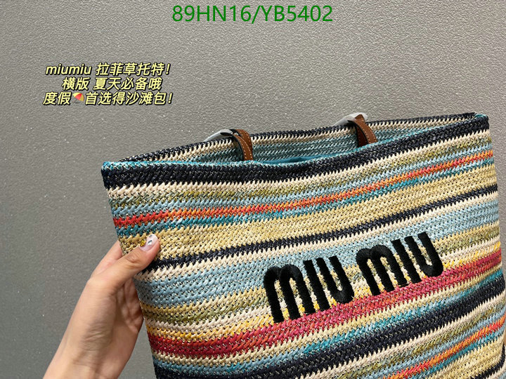 Miu Miu Bag-(4A)-Handbag-,Code: YB5402,$: 89USD