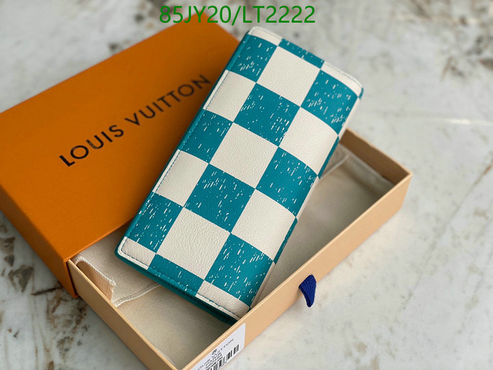 LV Bags-(Mirror)-Wallet-,Code: LT2222,$: 85USD