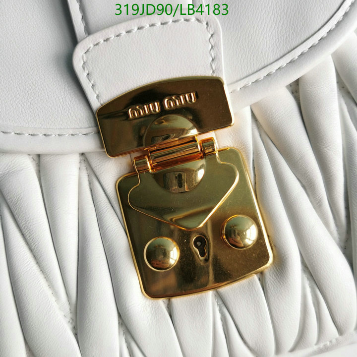 Miu Miu Bag-(Mirror)-Handbag-,Code: LB4183,$: 319USD