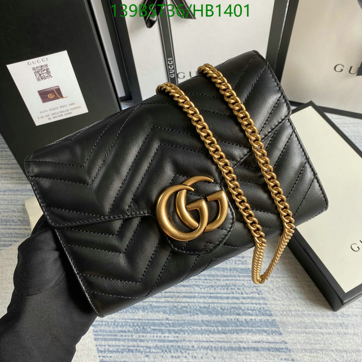 Gucci Bag-(Mirror)-Marmont,Code: HB1401,$: 139USD