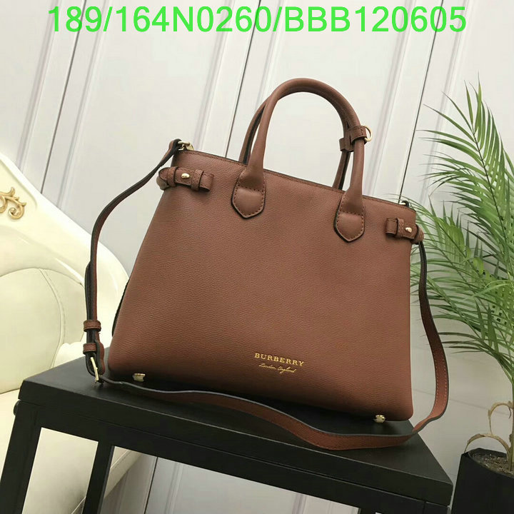 Burberry Bag-(Mirror)-Handbag-,Code: BBB120605,$: 189USD