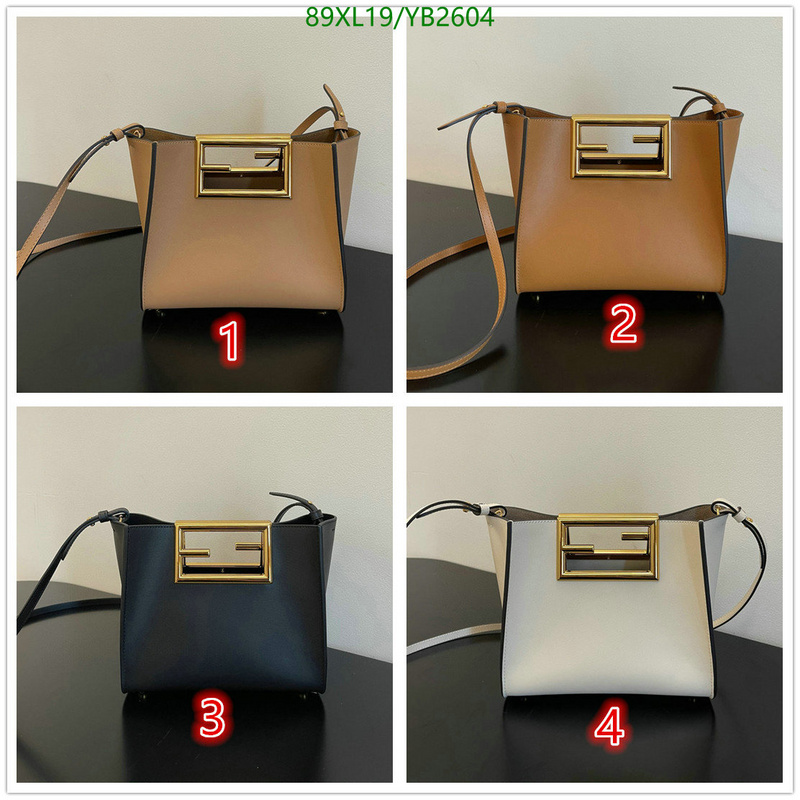 Fendi Bag-(4A)-Diagonal-,Code: YB2604,$: 89USD