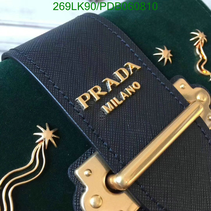 Prada Bag-(Mirror)-Diagonal-,Code: PDB060810,$: 269USD