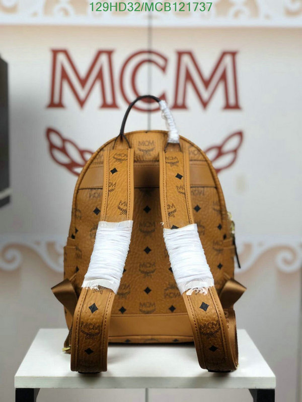 MCM Bag-(Mirror)-Backpack-,Code: MCB121737,$: 129USD